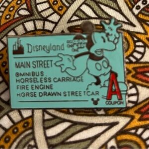 Disneyland A Ticket Disney Pin